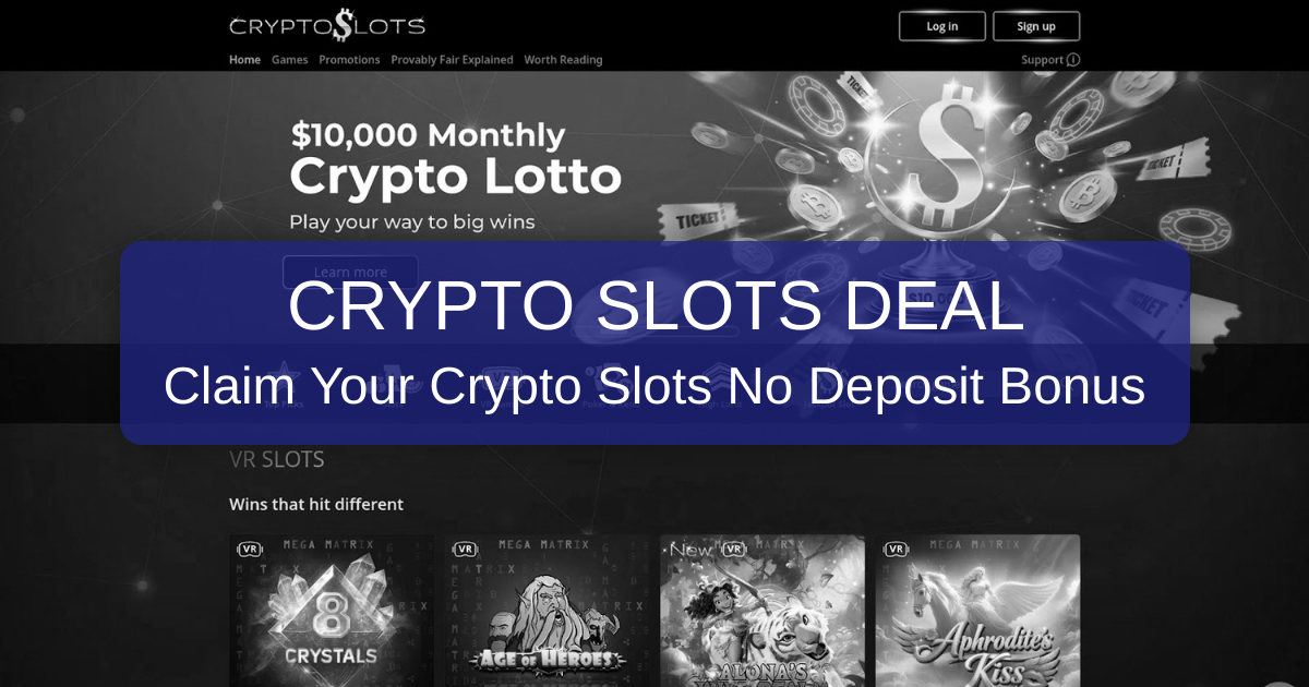 Crypto Slots No Deposit Bonus Promo Codes: The Official Guide